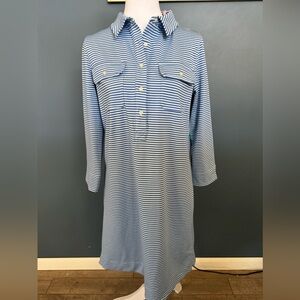 Vineyard Vines Women’s M Blue Striped Margot Dress